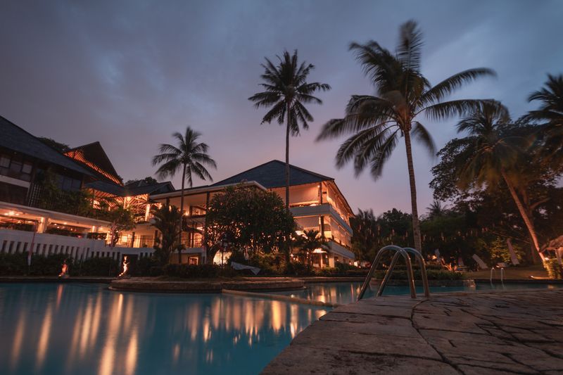 Night Villa Pool